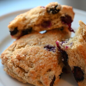 Sourdough Blueberry Scones