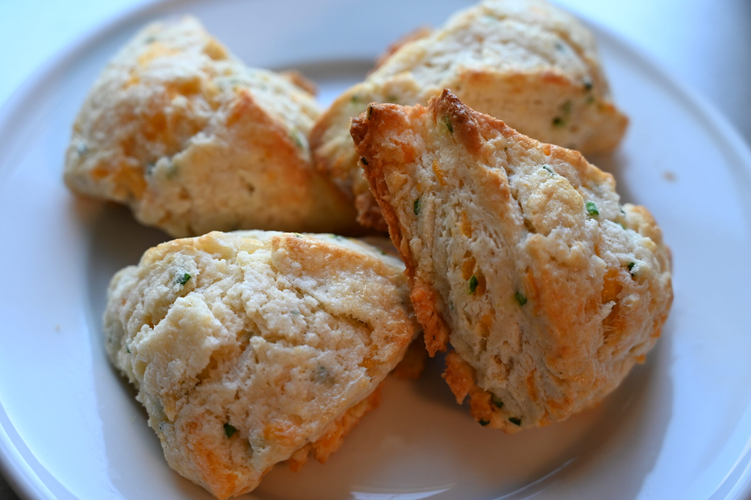 Sourdough Cheddar Scallion Scones