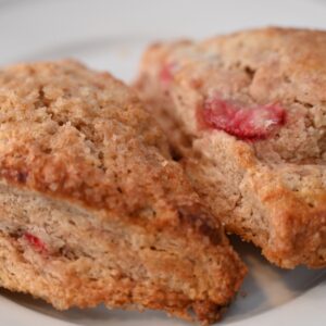 Sourdough Strawberry Scones
