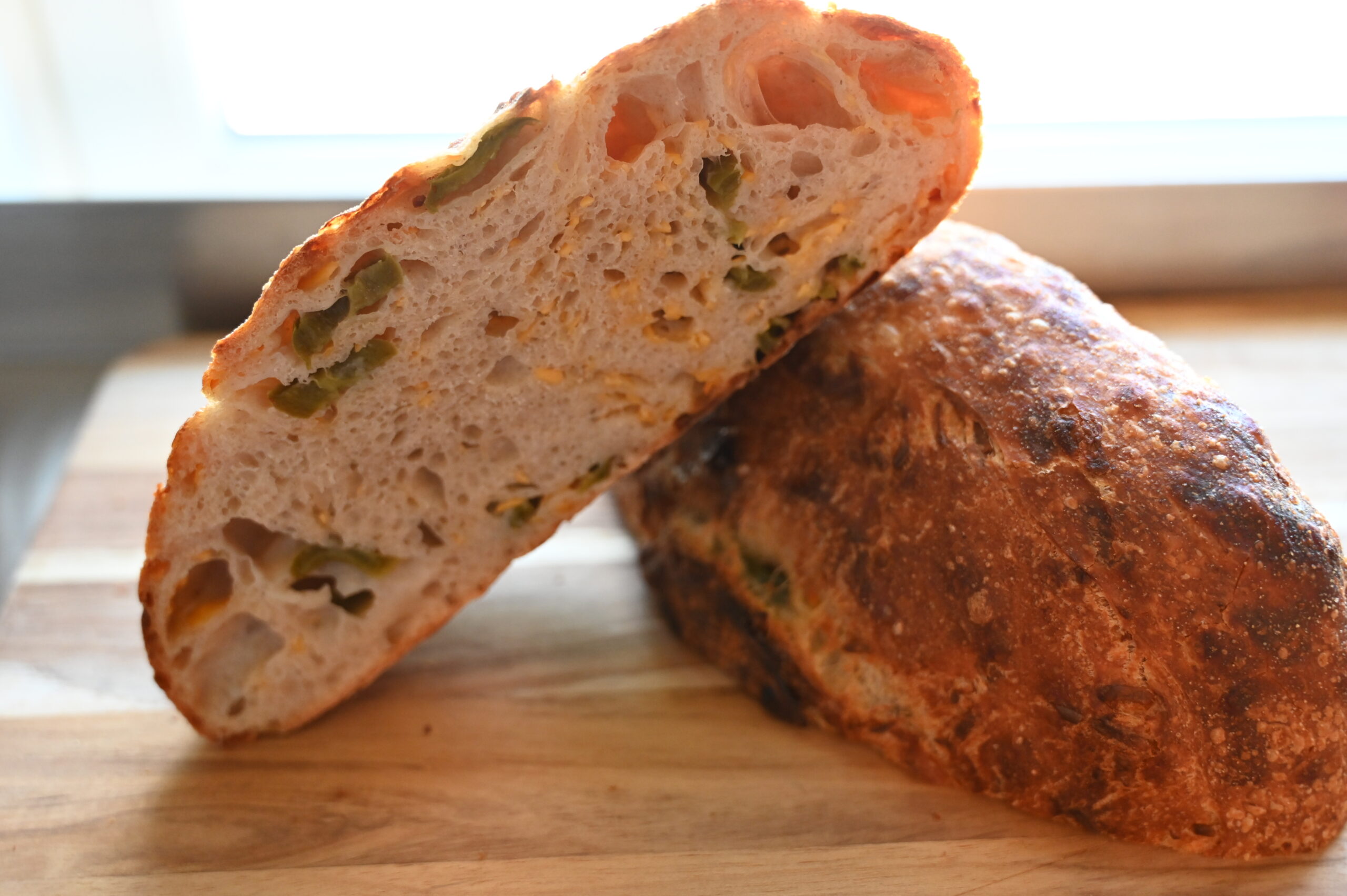 Cheddar Jalapeño Sourdough